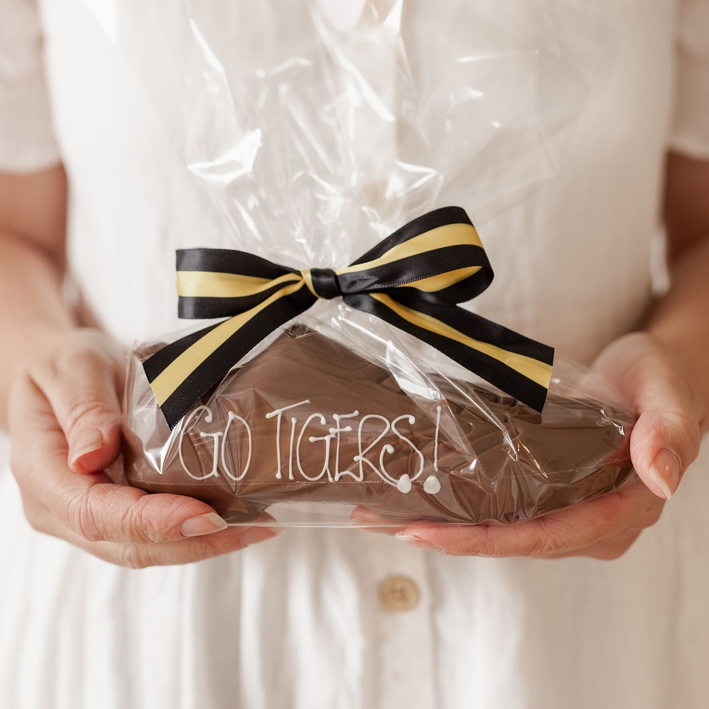 Personalised Chocolate Small Football Boot in Milk Chocolate - 90g
