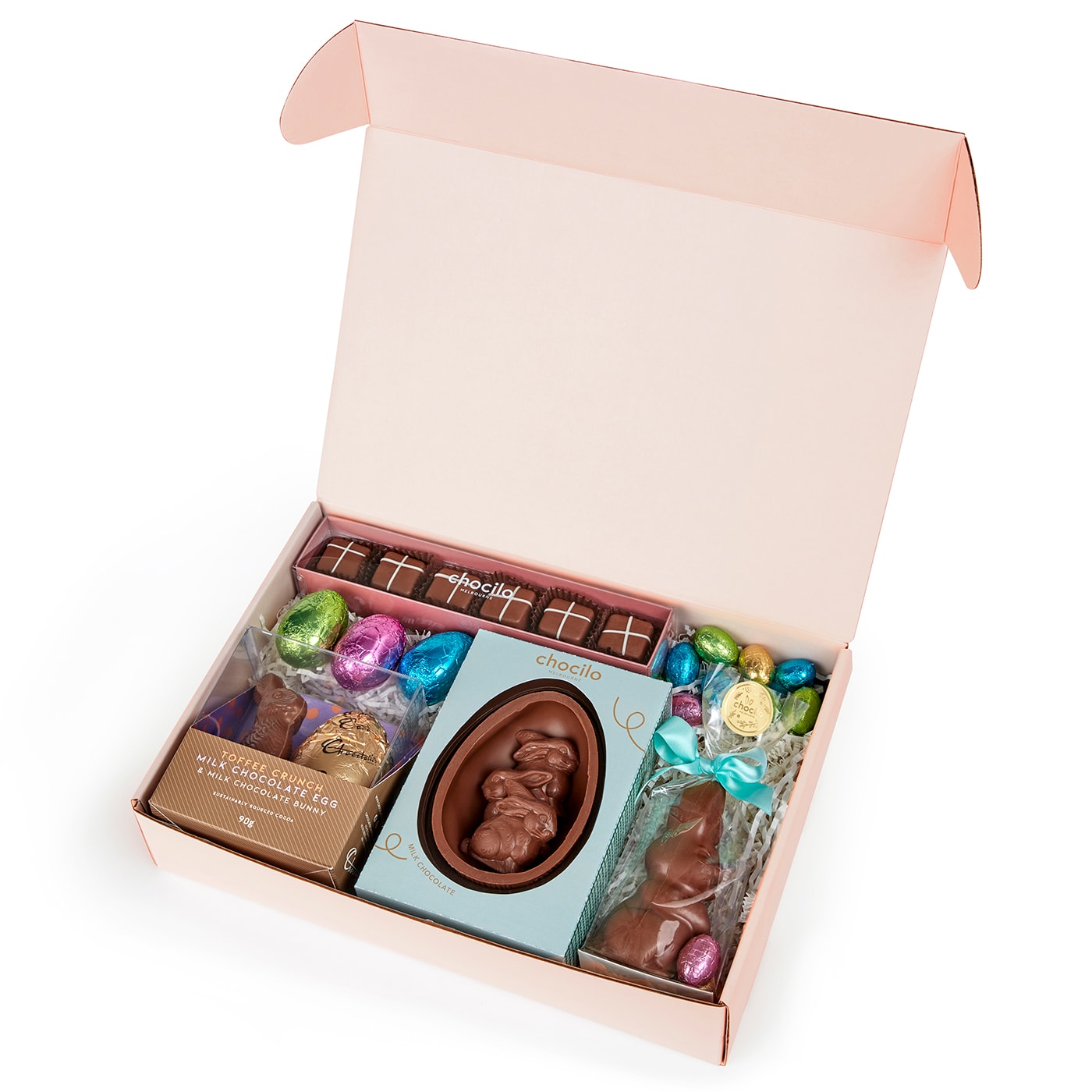 Chocilo Melbourne Hoppy Easter Milk Chocolate Hamper