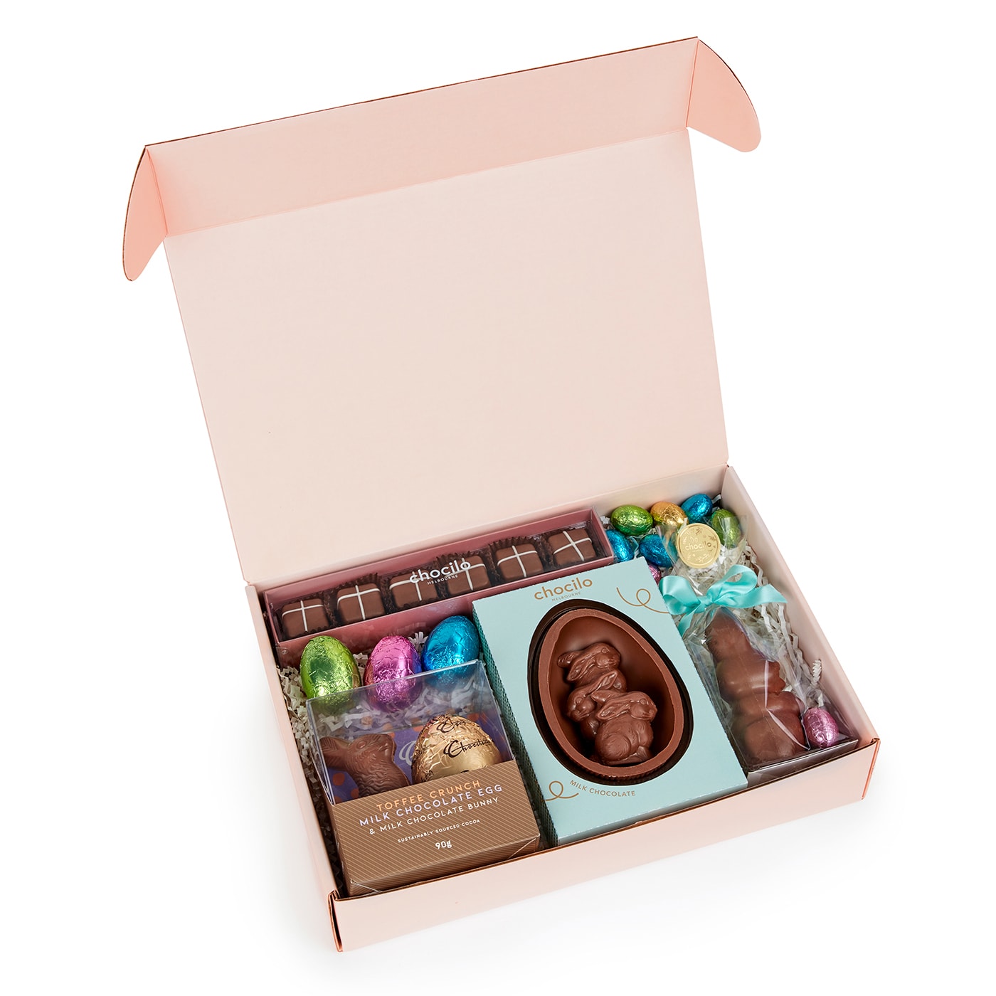 Chocilo Melbourne Hoppy Easter Milk Chocolate Hamper