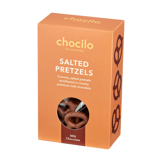 Milk Chocolate Coated Pretzels Gift Box 130g