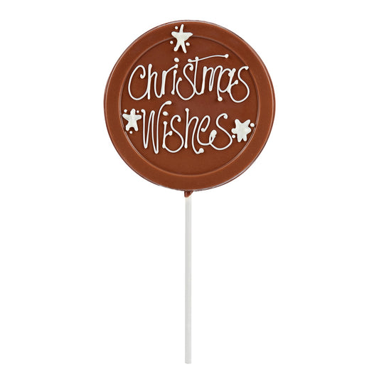 Chocilo Melbourne 45g Christmas Milk Chocolate Lollipop