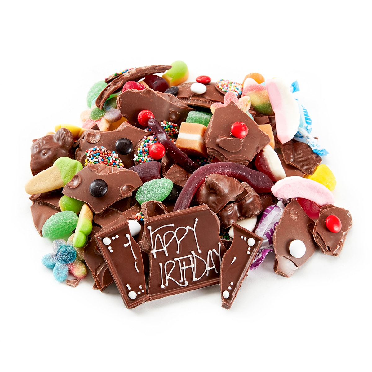 Chocilo Melbourne Small Chocolate Smash Pinata Cake with Lollies. Hand made in our Melbourne shop.