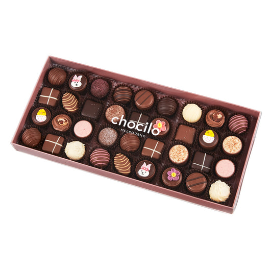 Chocilo Melbourne 36 Pack Easter Chocolate Assortment Gift Box 430g