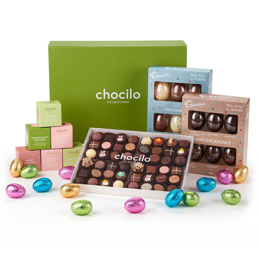 Chocilo Melbourne Large Luscious Chocolate Easter Hamper