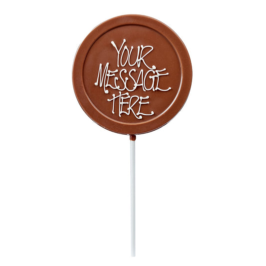 Personalised Chocolate Lollipop - 45g