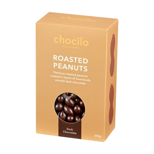 Dark Chocolate Coated Peanuts Gift Box 250g