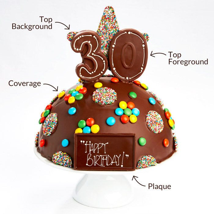 Large Chocolate Smash Cake