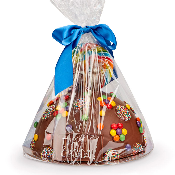 Chocilo Melbourne Large Chocolate Happy Birthday Smash Pinata Cake Lollies Large wrapped