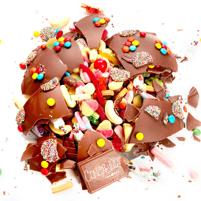 Large Football Chocolate Smash Cake
