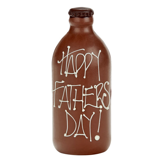 Chocilo Melbourne Happy Father's Day Stubby in Milk Chocolate Gift 110g