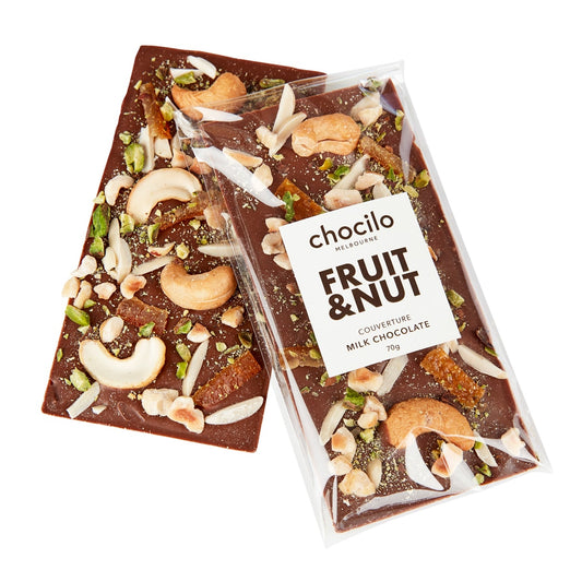 Fruit & Nut Milk Chocolate Block - 70g