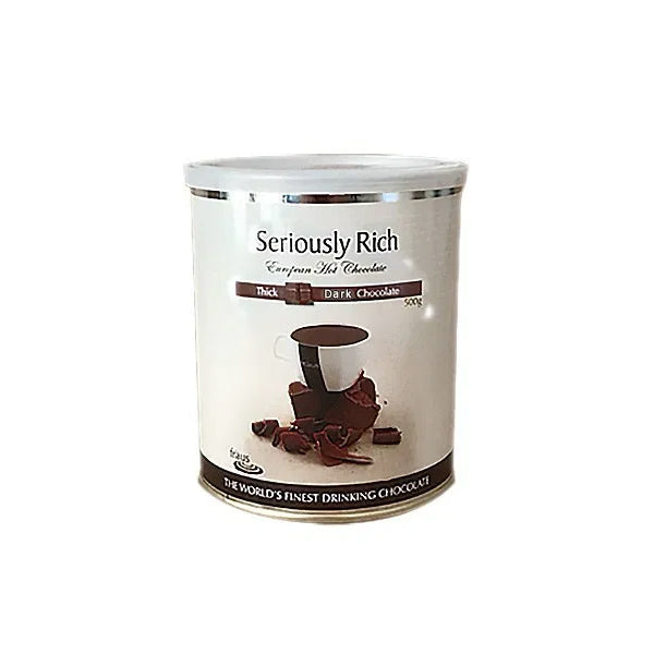 Fraus Seriously Rich Thick Dark European Hot Chocolate Powder.