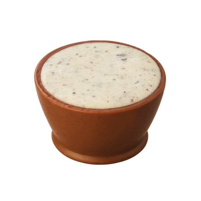 Chocilo Melbourne Milk Chocolate Cookies and cream cup. Made in Melbourne by Chocolatier Australia.