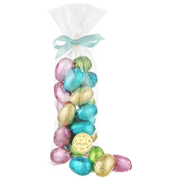 300g Chocilo Melbourne Milk Chocolate 15g Hollow Easter Eggs Gift Bag
