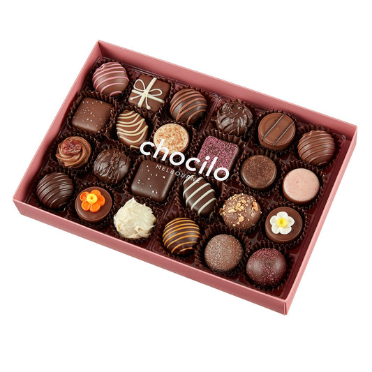 Chocilo Melbourne 24 Pack Premium Chocolate Assortment Gift Box