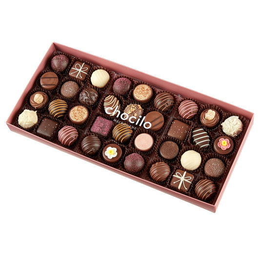 Chocilo Melbourne 36 Pack Premium Chocolate Assortment Gift Box