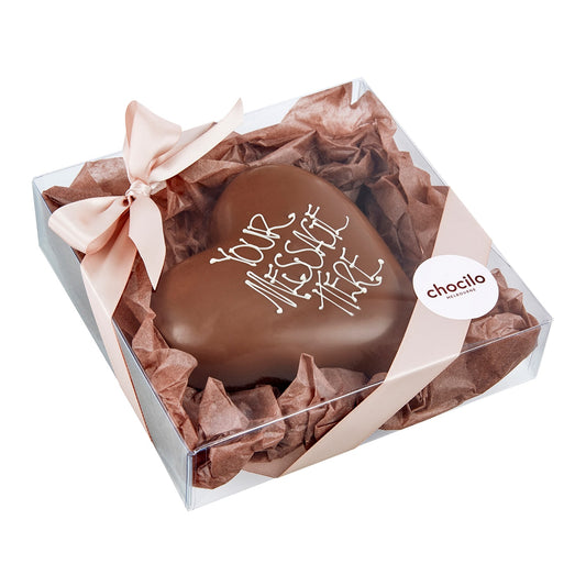 Chocilo Melbourne Personalised Chocolate Heart Gift Box