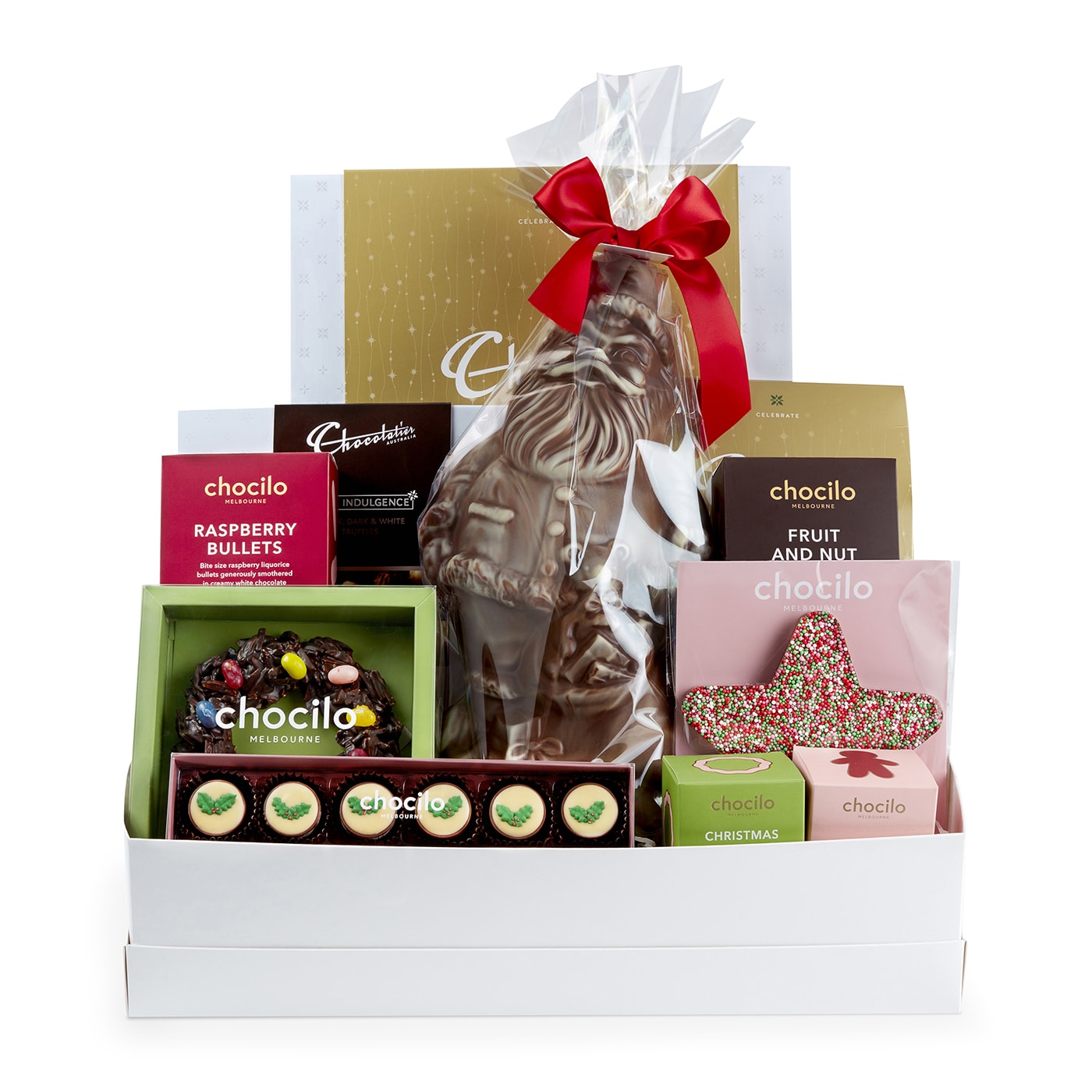 Chocilo Melbourne Deck the Halls Christmas Chocolate Gift Hamper