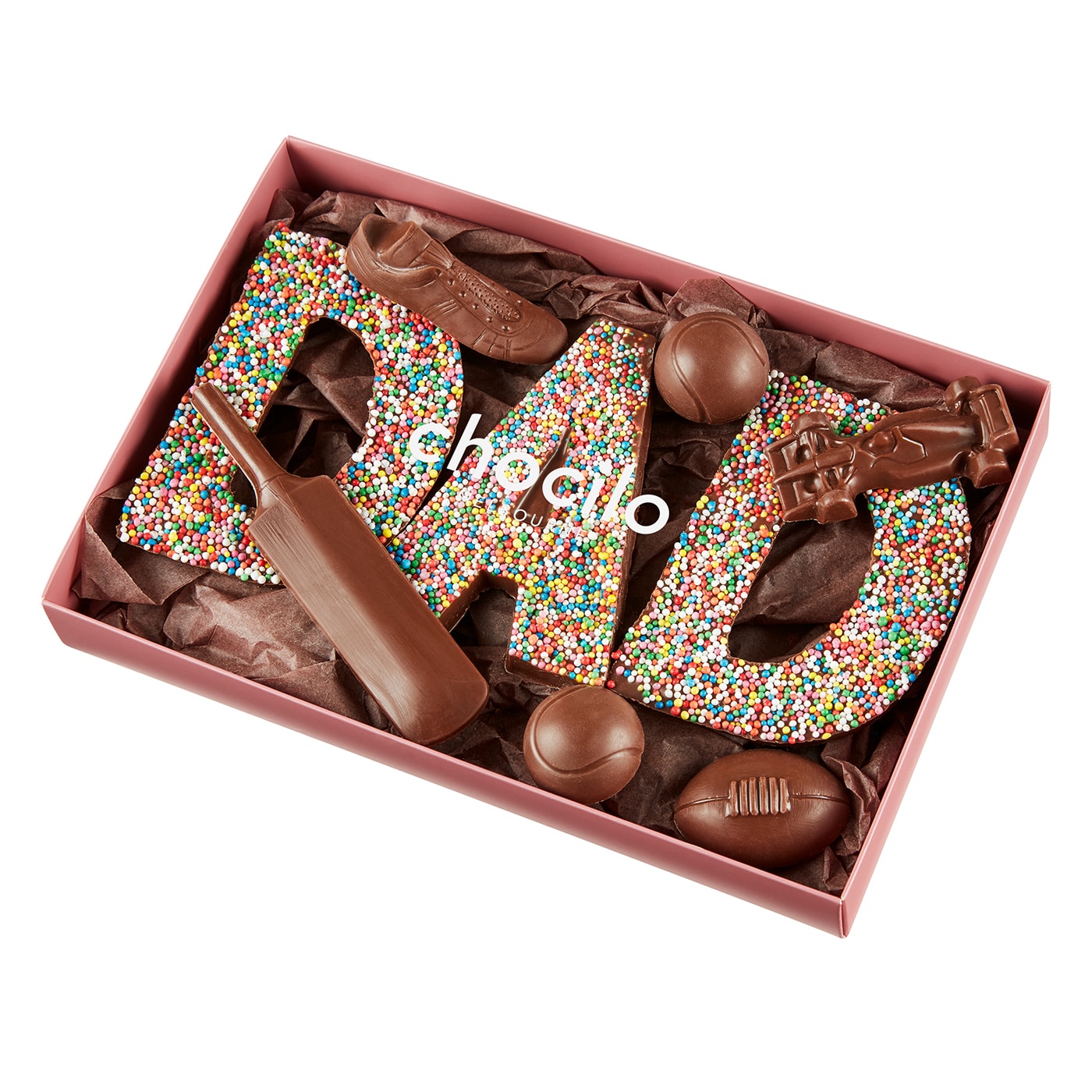 Sporting Speckle Dad in Milk Chocolate Gift Box - 190g