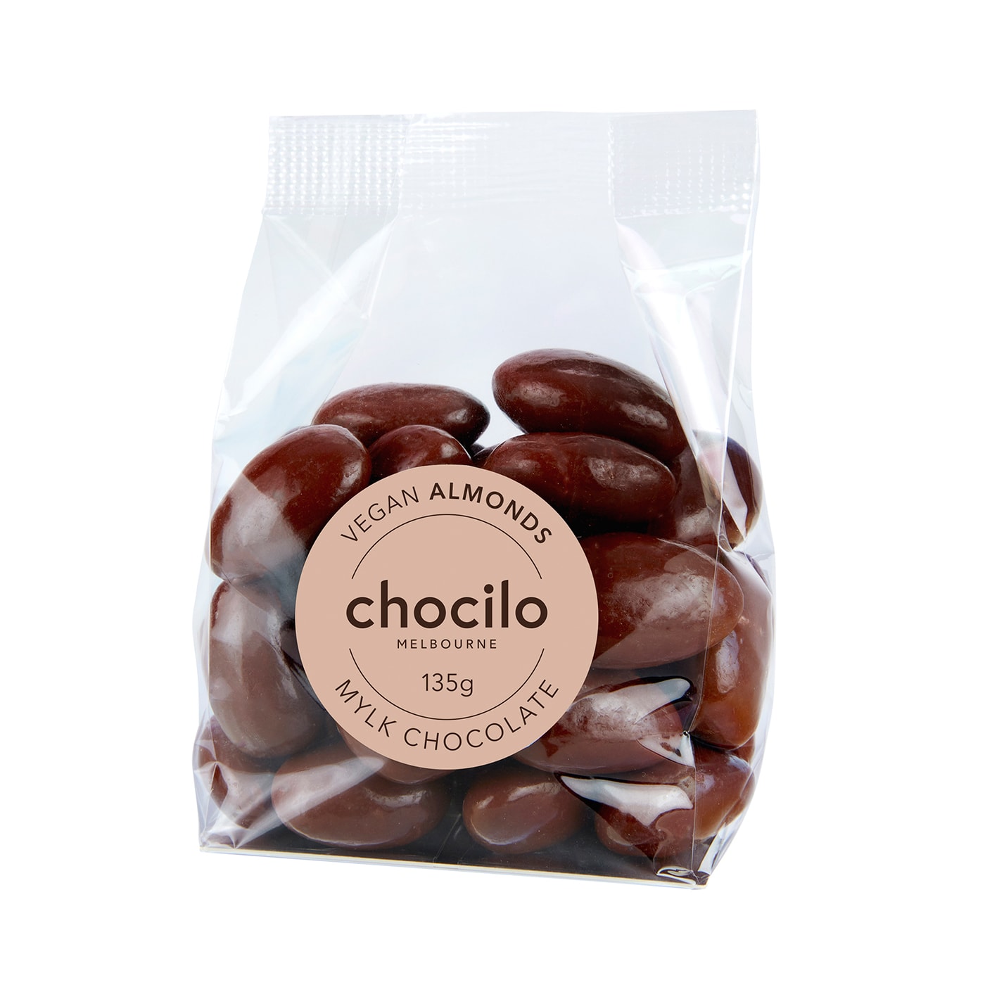 Vegan Almonds in Mylk Chocolate Gift Bag - 135g
