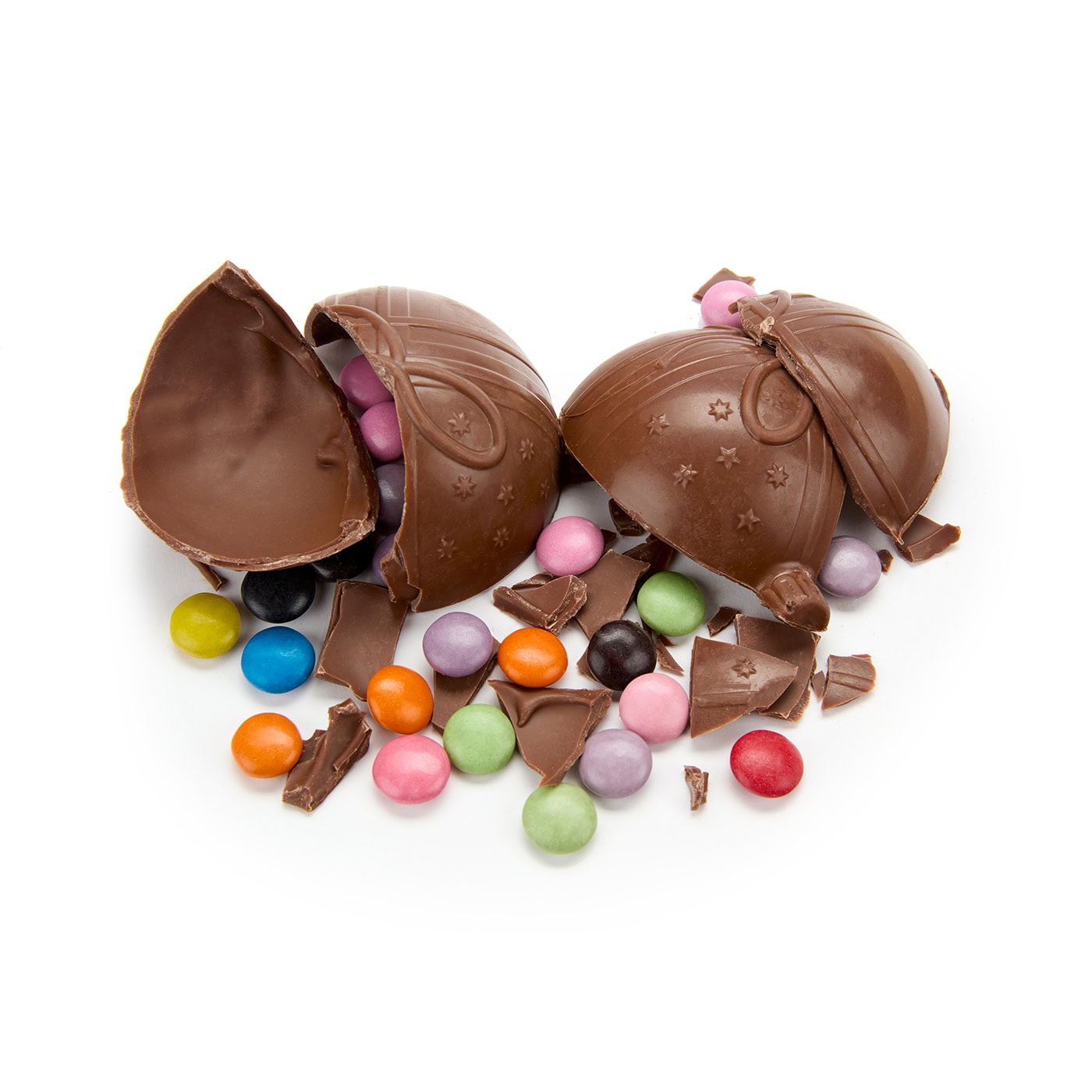 Chocilo Melbourne Christmas Chocolate Smash Bauble with Smarties. Pickup or Melbourne Metro delivery.