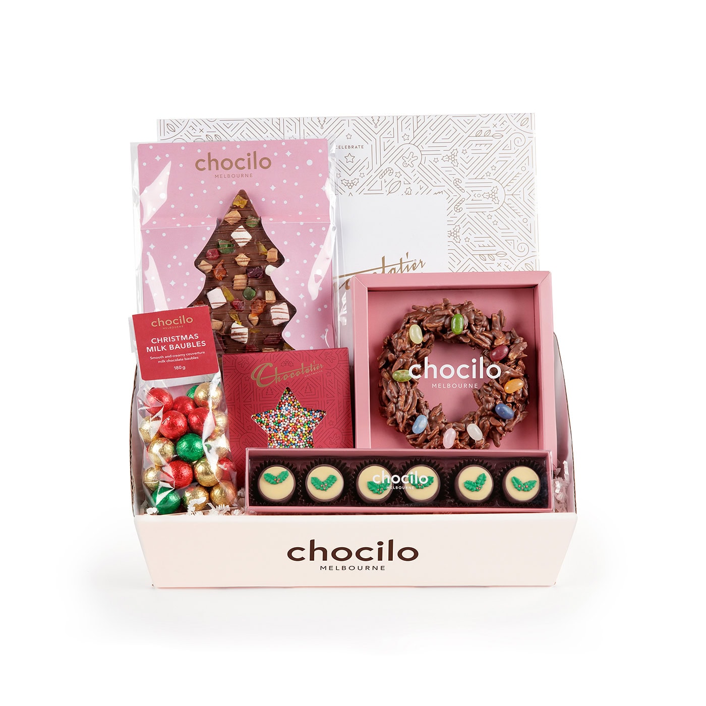 "Santa's Treats" Christmas Chocolate Hamper - CELLO
