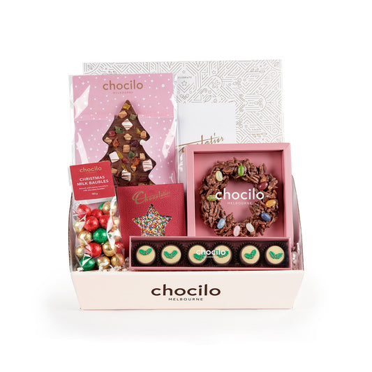 "Santa's Treats" Christmas Chocolate Hamper - CELLO