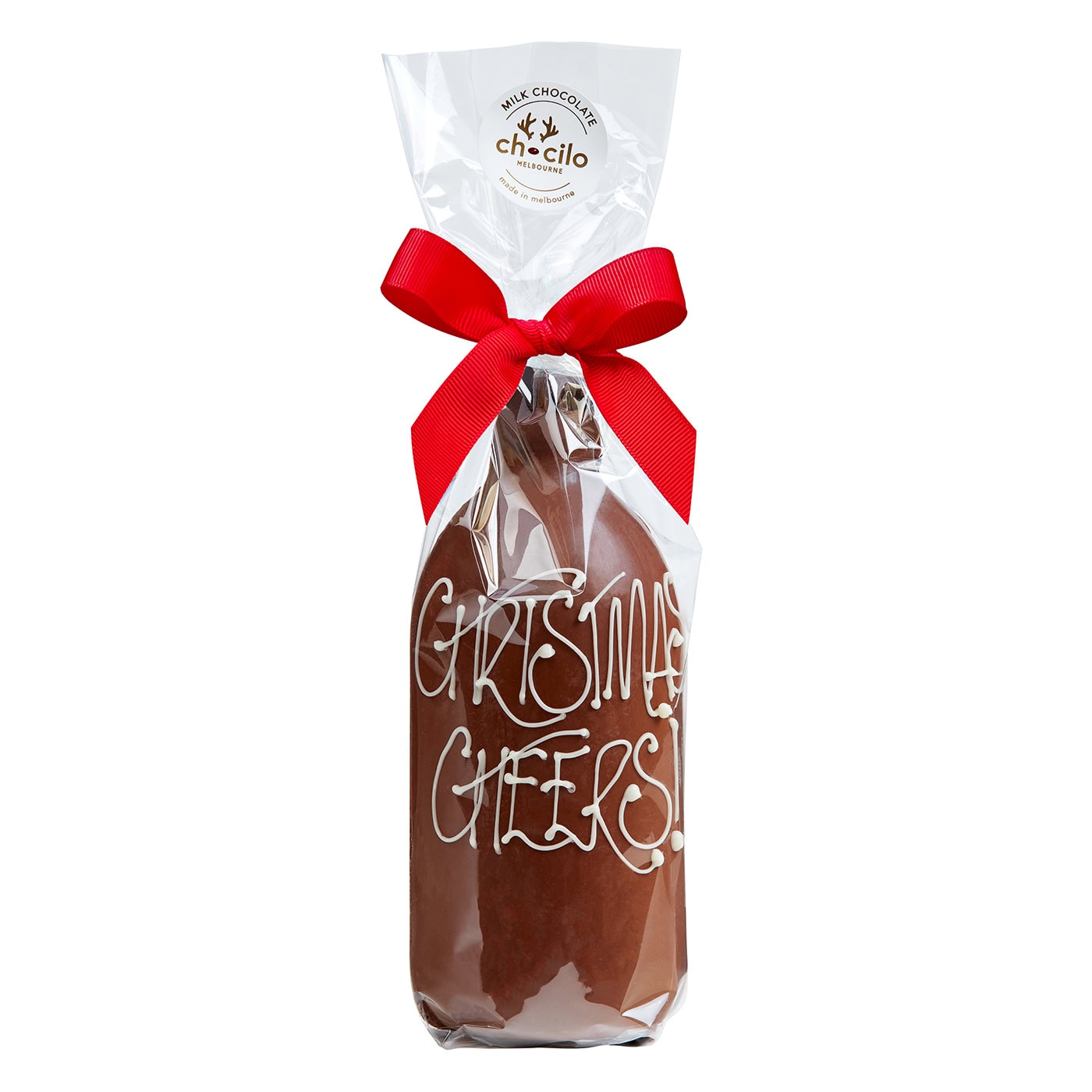 Chocilo Melbourne 110g Milk Chocolate Christmas Cheers Stubby