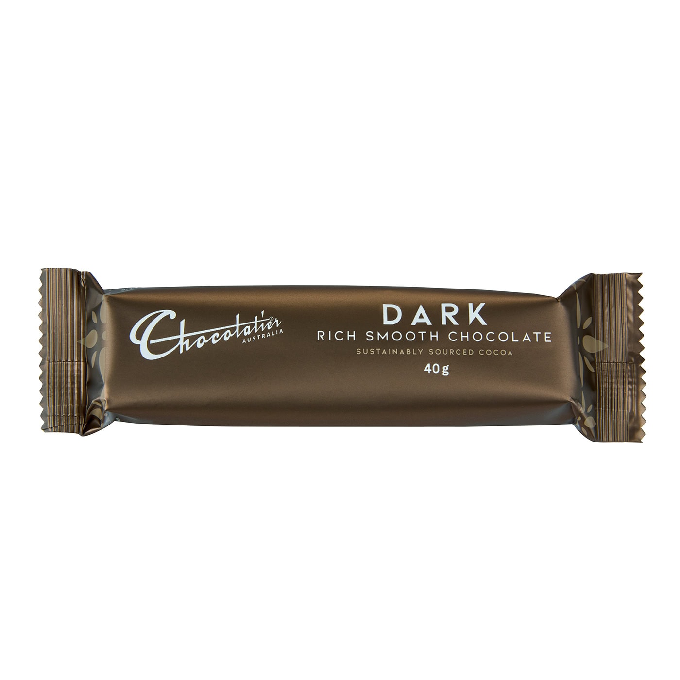 Chocolatier Australia 70% Cocoa Dark Chocolate Bar 40g. Made in Melbourne.