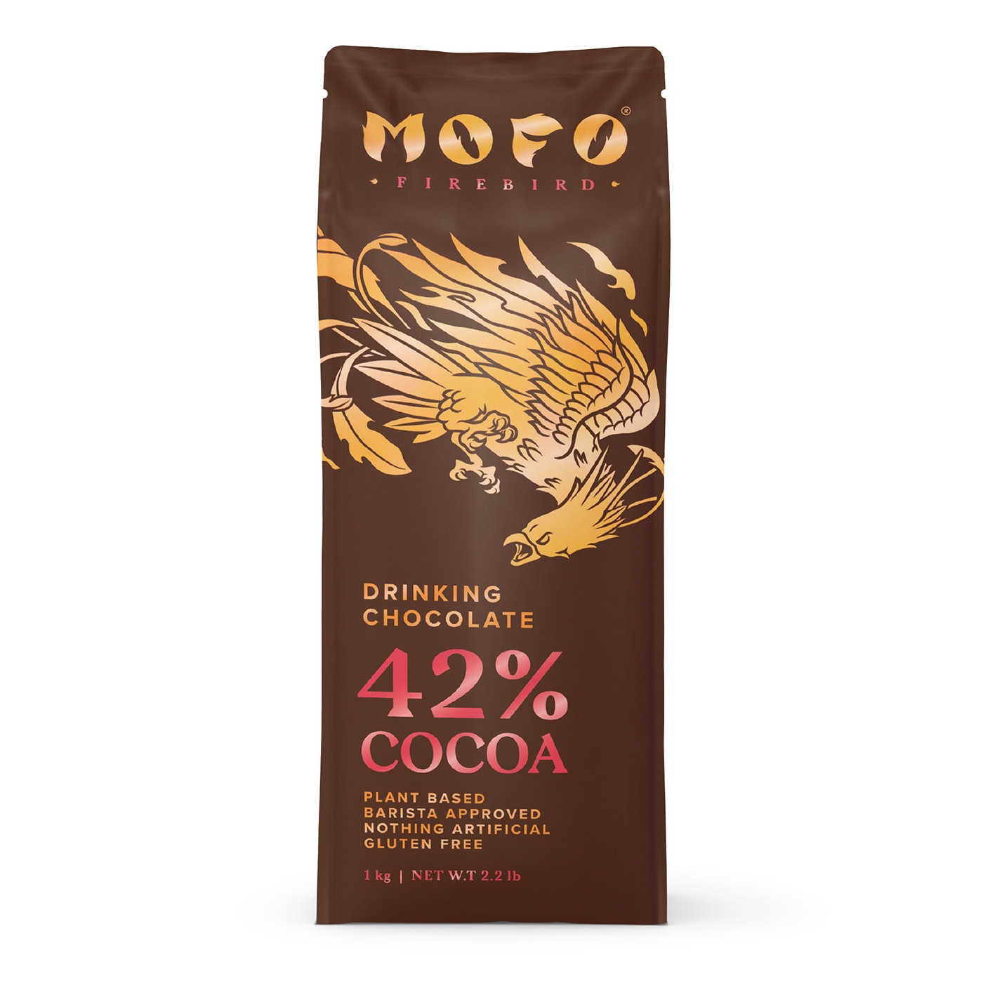 MOFO Firebird Premium Drinking Chocolate Powder - 1kg Bag