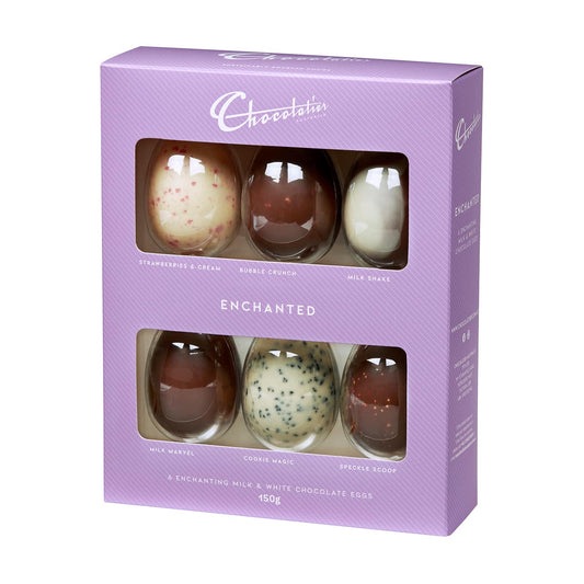 Chocolatier Australia Enchanted 6 Pack Chocolate Egg Selection