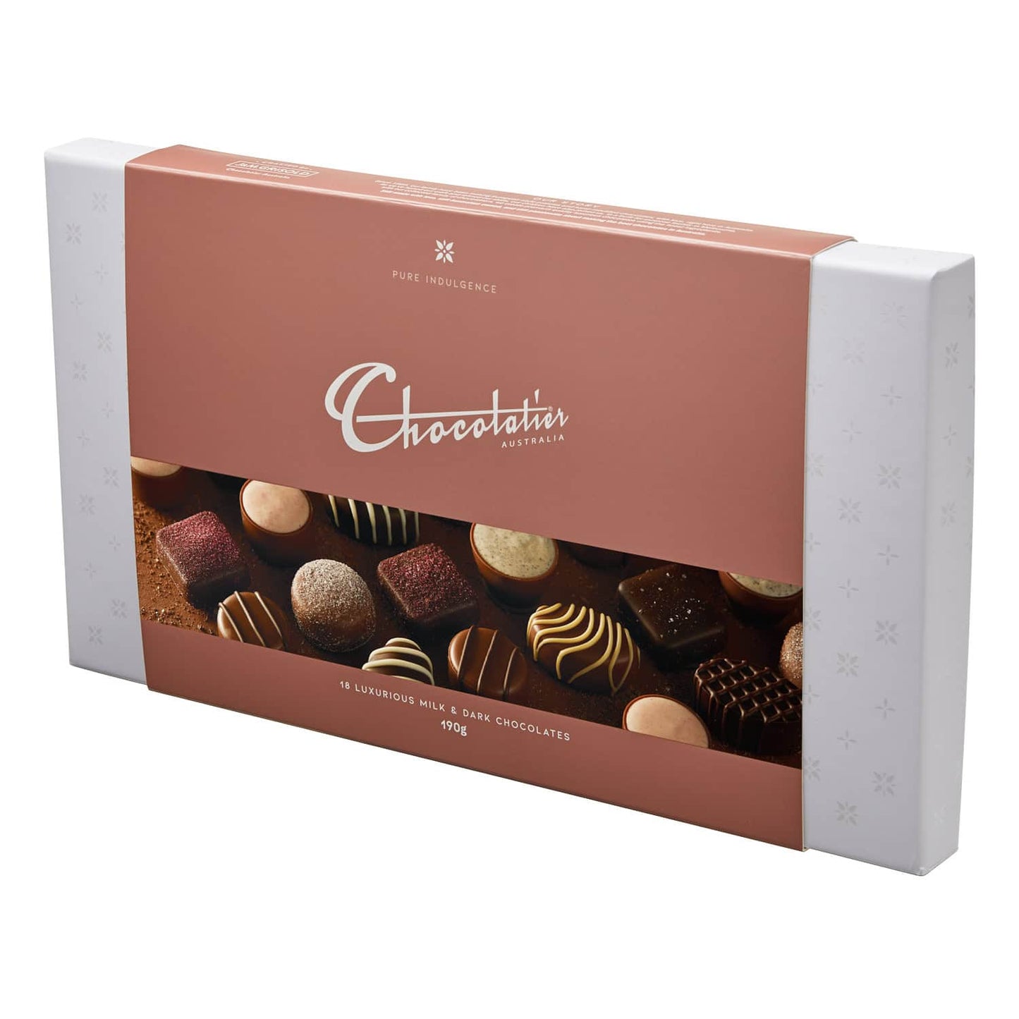 Chocolatier Australia Luxurious Milk & Dark Mixed Chocolate Gift Box - 190g