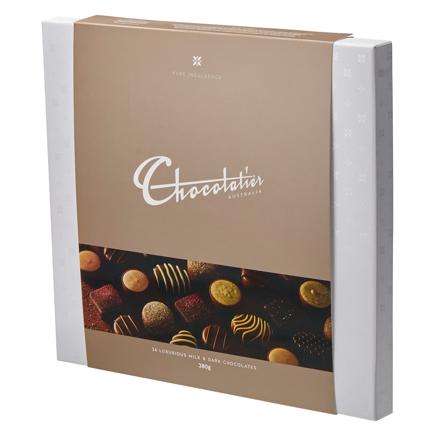 Chocolatier Australia Luxurious Assorted Milk & Dark Chocolate Gift Box - 380g