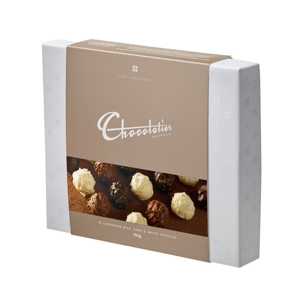 Luxury Truffle Lovers Gift Box - Organic, from small, local producer in France, REAL truffles, online includes free salt scoop