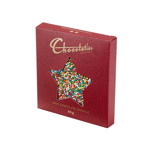 Chocolatier Australia Christmas Milk Chocolate Speckle Gift Box