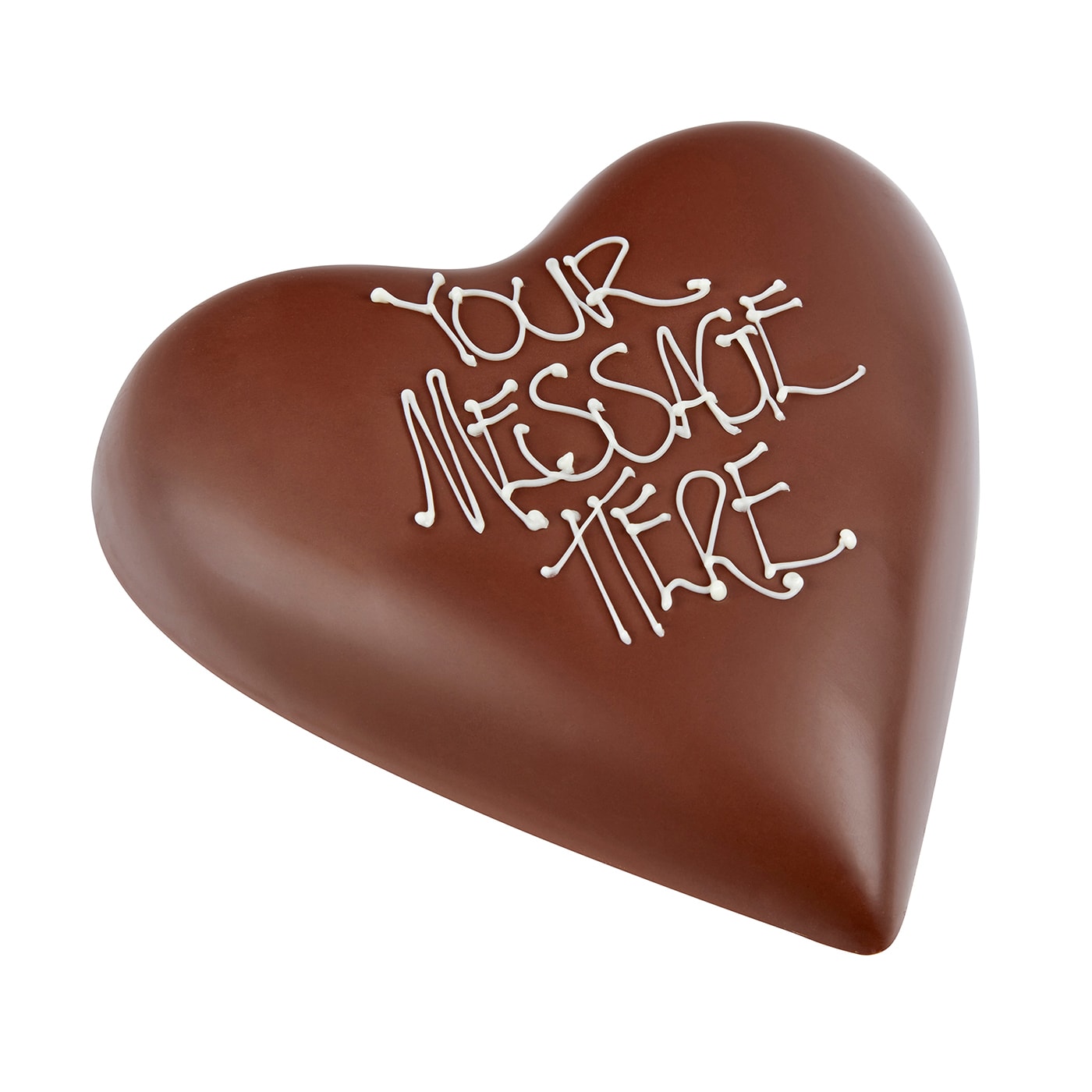 Personalised Chocolate Medium Heart  - 90g