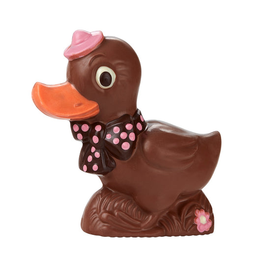 Chocilo Melbourne Milk Chocolate Easter Duck with colour Inlay gift - 500g