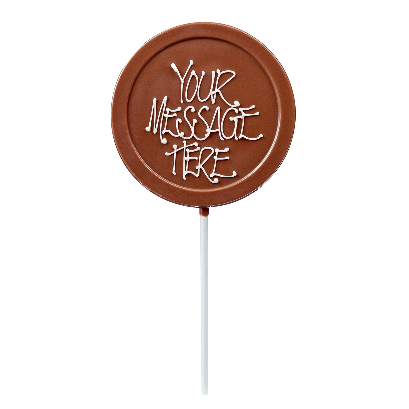 Personalised Chocolate Lollipop - 55g