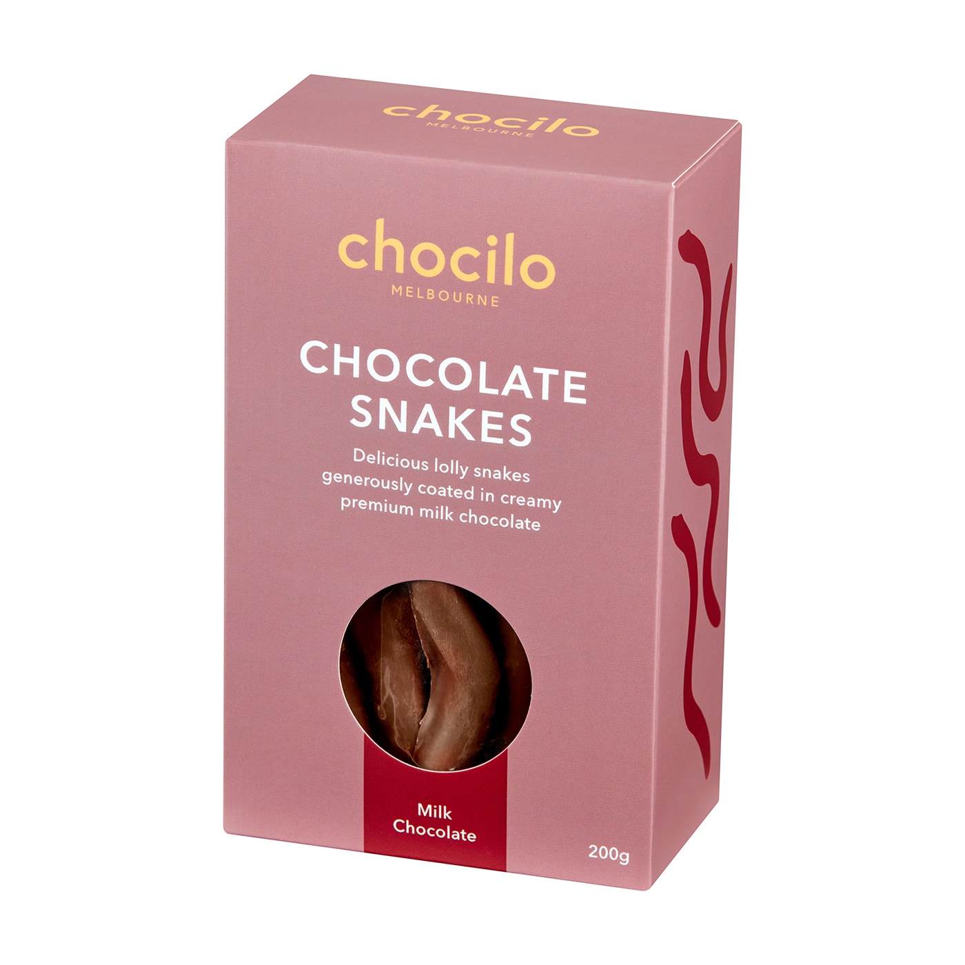 Milk Chocolate Coated Snakes Gift Box 200g