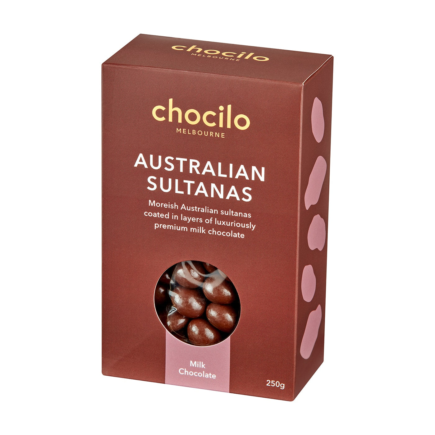 Milk Chocolate Coated Sultanas Gift Box 250g