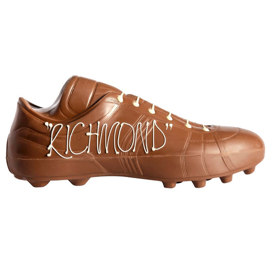 Personalised Chocolate Large Football Boot in Milk Chocolate - 300g