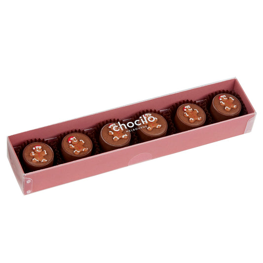 Chocilo Melbourne 6 Pack Gingerbread Chocolates Gift Box