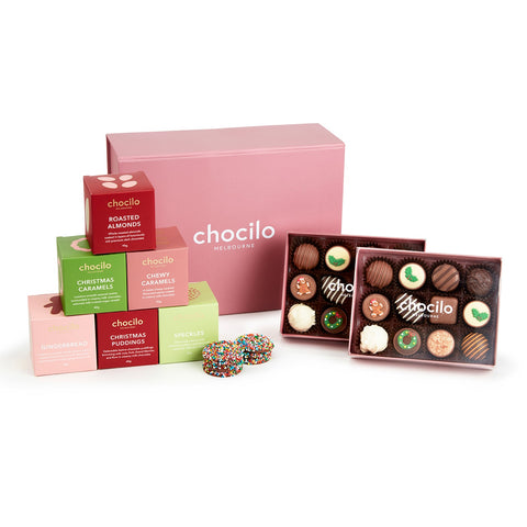 Chocilo Melbourne Happy Christmas Luxury Chocolate Hamper
