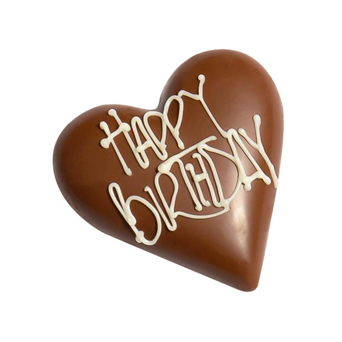 Chocilo Melbourne Happy Birthday Praline Milk Chocolate Heart