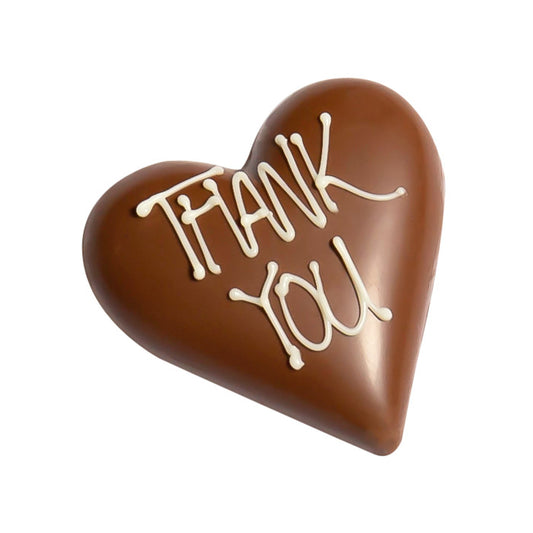 Chocilo Melbourne Thank You Praline Milk Chocolate Heart