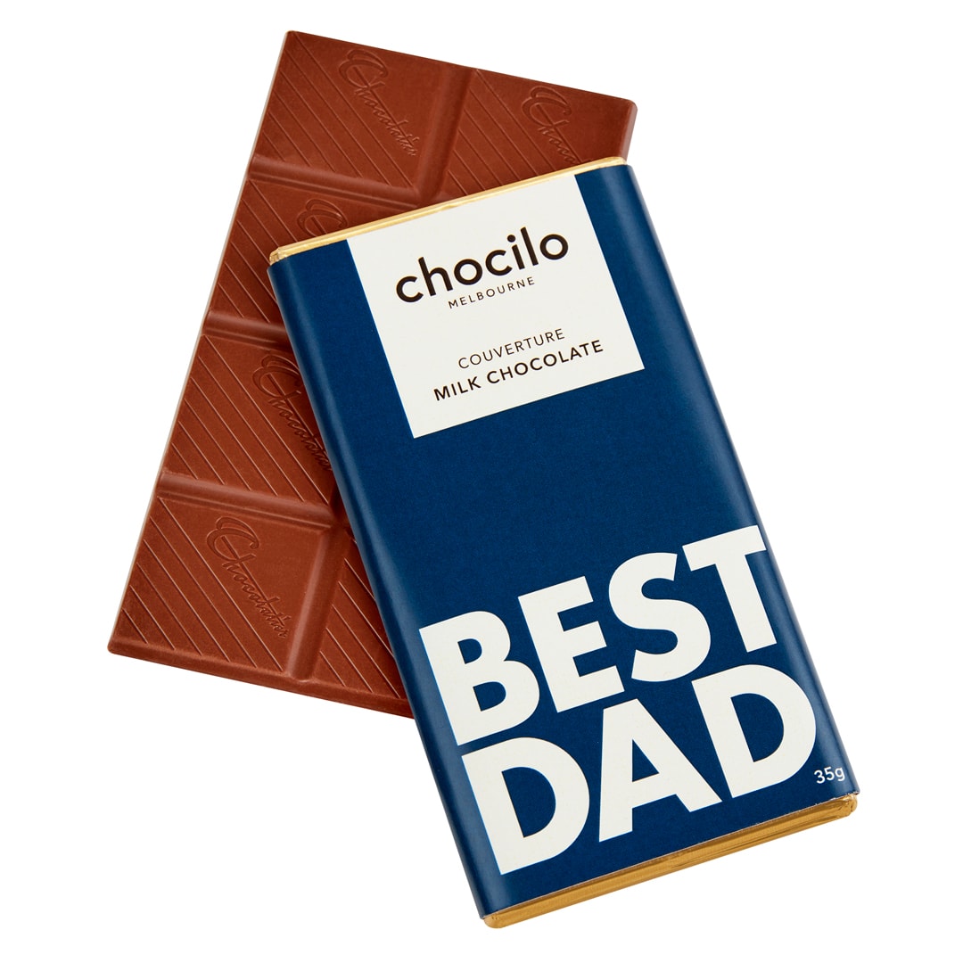 "Best Dad" Milk Chocolate Block - 35g