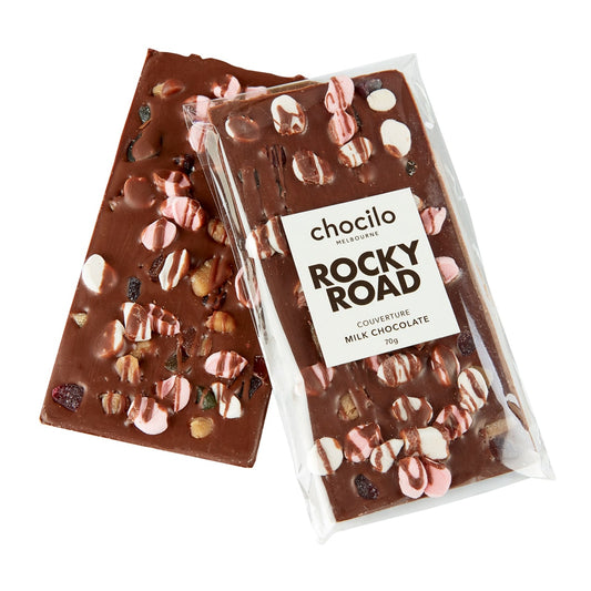 Rocky Road Milk Chocolate Block - 70g