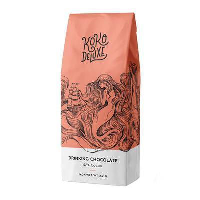 Koko Deluxe Premium Drinking Chocolate Powder 1kg Bag