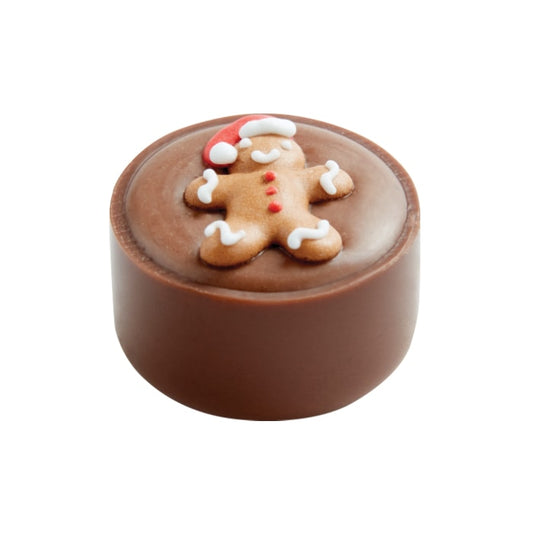 Chocilo Melbourne Christmas Gingerbread Milk Chocolate. Made in Melbourne by Chocolatier Australia.